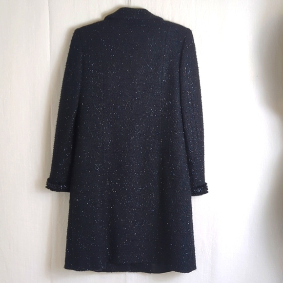 Nine West Coat Black with a Sparkly Thread Size 4 - Picture 6 of 14
